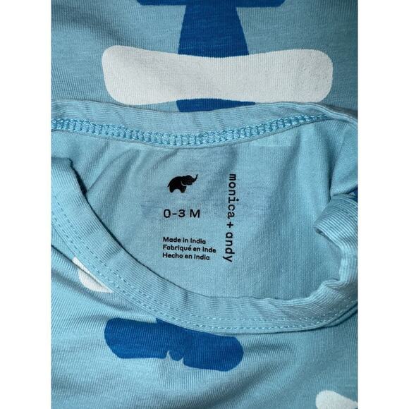 MONICA + ANDY onesie airplane 0-3 months baby - Picture 3 of 4